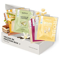 Produktbild von nutri+ Probenbox 3K Protein Mehrkomponenten Vegan Laktosefrei Pulver