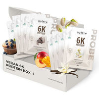 Produktbild von nutri+ Probenbox Mehrkomponenten Protein Pulver Vegan Neutral Zuckerfrei Laktosefrei