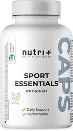 nutri+ Sport Essentials Vitamine für Sportler vegan glutenfrei laktosefrei zuckerfrei 120 Kapseln – Bild 1 von 2