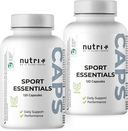 nutri+ Sport Essentials Vitamine für Sportler vegan glutenfrei laktosefrei zuckerfrei Kapseln – Bild 1 von 1