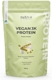 nutri+ Vegan 3k Protein Mehrkomponenten Pflanzenprotein Pulver vegan laktosefrei ohne Zusatzstoffe – Bild 1 von 1