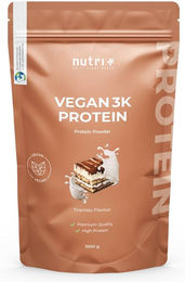 nutri+ Vegan 3k Protein Mehrkomponenten Protein Pulver vegan und laktosefrei – Bild 1 von 3
