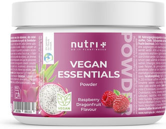 nutri+ Vegan Essentials Raspberry Dragonfruit Pulver vegan – Bild 1 von 1