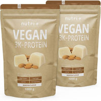 Produktbild von nutri+ Veganes Mehrkomponenten Proteinpulver 3K laktosefrei