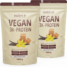 nutri+ Veganes Mehrkomponenten Proteinpulver 3K laktosefrei – Bild 1 von 1