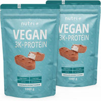 Produktbild von nutri+ Veganes Mehrkomponenten Proteinpulver laktosefrei 1000 g