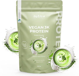 nutri+ Veganes Mehrkomponenten Proteinpulver laktosefrei 1000 g – Bild 1 von 1