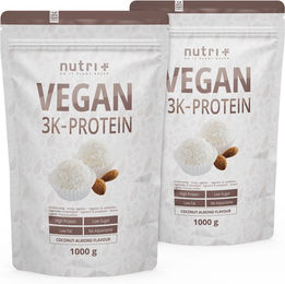 nutri+ Veganes Mehrkomponenten Proteinpulver laktosefrei 1000 g – Bild 1 von 1