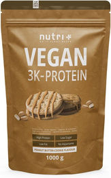 nutri+ Veganes Mehrkomponenten Proteinpulver laktosefrei 1000 g – Bild 1 von 3