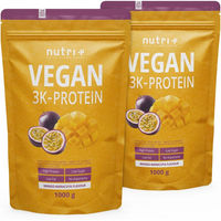 Produktbild von nutri+ Veganes Mehrkomponenten Proteinpulver laktosefrei 1000 g