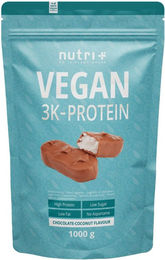 nutri+ Veganes Mehrkomponenten Proteinpulver laktosefrei und ohne Zusatzstoffe 1kg – Bild 1 von 1
