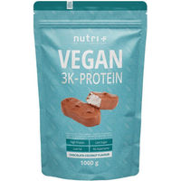 Produktbild von nutri+ Veganes Mehrkomponenten Proteinpulver laktosefrei und ohne Zusatzstoffe 1kg