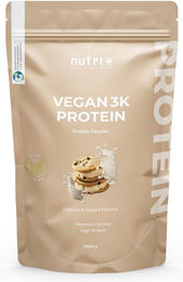 nutri+ Veganes Mehrkomponenten Proteinpulver laktosefrei und ohne Zusatzstoffe 1kg – Bild 1 von 1