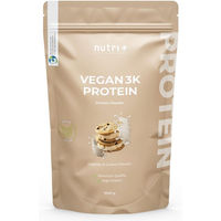 Produktbild von nutri+ Veganes Mehrkomponenten Proteinpulver laktosefrei und ohne Zusatzstoffe 1kg