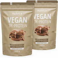 Produktbild von Nutri+ Veganes Mehrkomponenten Proteinpulver laktosefrei und ohne Zusatzstoffe