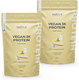 nutri+ Veganes Mehrkomponenten Proteinpulver laktosefrei und ohne Zusatzstoffe – Bild 1 von 1