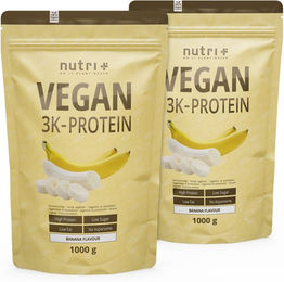 nutri+ Veganes Mehrkomponenten Proteinpulver laktosefrei und ohne Zusatzstoffe – Bild 1 von 1