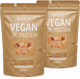 nutri+ Veganes Mehrkomponenten Proteinpulver laktosefrei und ohne Zusatzstoffe – Bild 1 von 1