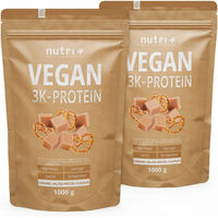 Produktbild von nutri+ Veganes Mehrkomponenten Proteinpulver laktosefrei und ohne Zusatzstoffe