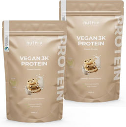 nutri+ Veganes Mehrkomponenten Proteinpulver laktosefrei und ohne Zusatzstoffe – Bild 1 von 1