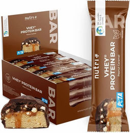 Nutri+ Vhey Bar Proteinriegel Peanut Caramel Vegan – Bild 1 von 1