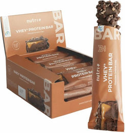 nutri+ Vhey Bar Veganer Proteinriegel Schokolade 12er Box – Bild 1 von 1