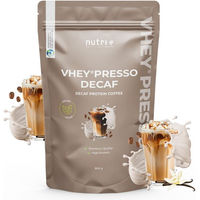 Produktbild von nutri+ VHEY Proteinkaffee Vanille Vegan DECAF Mehrkomponenten-Protein Pulver zuckerfrei und glutenfrei