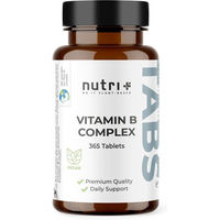 Produktbild von nutri+ Vitamin B Komplex Tabletten vegan ohne Zusatzstoffe für Sportler 365 Stück