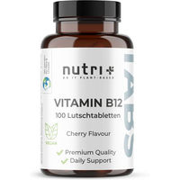 Produktbild von nutri+ Vitamin B12 Vegan Lutschtabletten 100 Stück