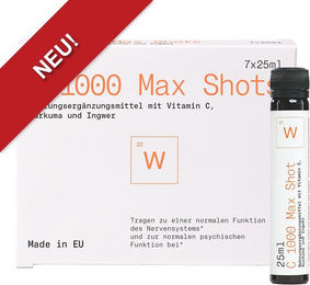 Nutri W22 C1000 Max Shots mit Ascorbinsäure in Ampullen – Bild 1 von 1