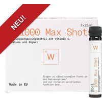 Produktbild von Nutri W22 C1000 Max Shots mit Ascorbinsäure in Ampullen