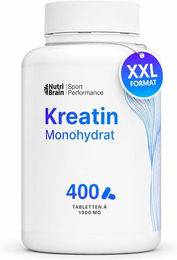 NUTRIBRAIN Kreatin-Monohydrat Tabletten glutenfrei 400 mg – Bild 1 von 3