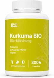 NUTRIBRAIN Kurkuma Kapseln vegan 300 mg – Bild 1 von 2