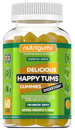 NutriGums Happy Tums Verdauung Gummibärchen für Erwachsene 60 Stück – Bild 1 von 1