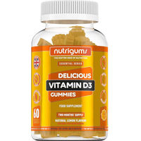 Produktbild von NutriGums Vitamin D3 Gummis für Erwachsene 60 Stück