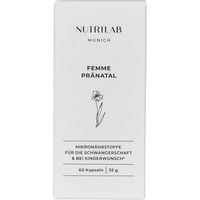 Produktbild von NUTRILAB MUNICH Femme pränatal Kapseln vegan für Schwangere und Stillende