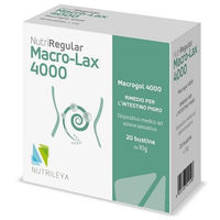 Produktbild von Nutrileya Macro Lax 4000 Ballaststoff-Komplex Pulver glutenfrei 20 Beutel à 10 g
