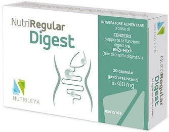 Nutrileya Nutriregular Digest Multi-Enzym-Komplex 20 Kapseln – Bild 1 von 1