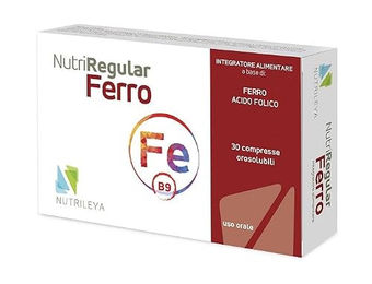 Nutrileya Nutriregular Ferro Eisen Tabletten glutenfrei und laktosefrei 30 Stück – Bild 1 von 1