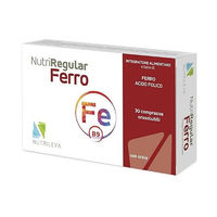 Produktbild von Nutrileya Nutriregular Ferro Eisen Tabletten glutenfrei und laktosefrei 30 Stück