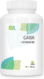 NutriLife GABA + Vitamin B6 Vegan Kapseln für Erwachsene 90 Stück – Bild 1 von 3