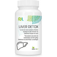 Produktbild von NutriLife Liver Detox Kapseln mit Mariendistel, Artischocke und Vitamin C vegan 60 Stück