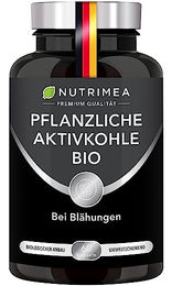 Nutrimea Aktivkohle Kapseln Bio vegan pflanzlicher Ursprung – Bild 1 von 7