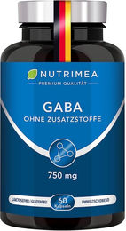 Nutrimea GABA Pur 750 mg Kapseln vegan glutenfrei laktosefrei – Bild 1 von 3