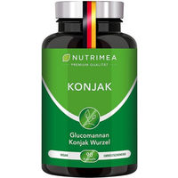 Produktbild von Nutrimea Glucomannan aus Konjak Wurzel Kapseln vegan und glutenfrei