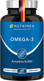 Nutrimea Krillöl Kapseln Omega 3 ohne Zusatzstoffe für Frauen – Bild 1 von 3