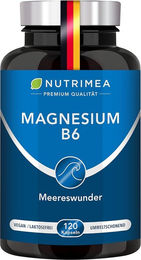 Nutrimea Magnesium Mare mit Vitamin B6 Kapseln Vegan 120 Stück – Bild 1 von 3