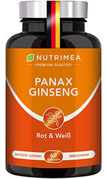 Nutrimea Panax Ginseng Bio Kapseln vegan – Bild 1 von 6