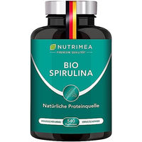 Produktbild von Nutrimea Spirulina Bio Tabletten 540 Stück ohne Zusatzstoffe glutenfrei und zuckerfrei