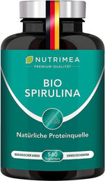 Nutrimea Spirulina Bio Tabletten glutenfrei und zuckerfrei – Bild 1 von 3